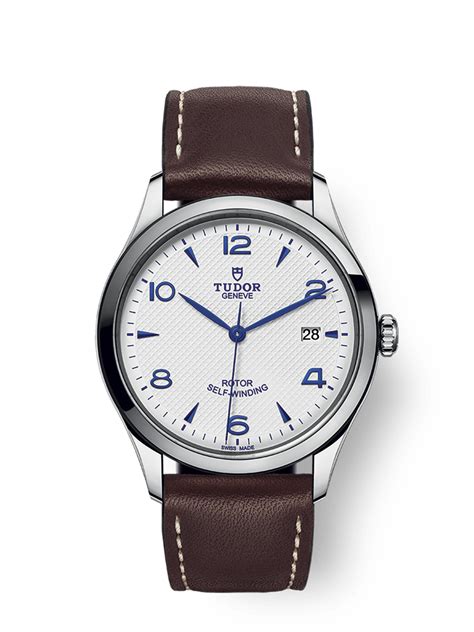 TUDOR 1926 watch - 39mm steel case, Brown leather bracelet - m91550-0010