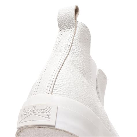 CONVERSE JACK PURCELL LEATHER SIDEGORE RH WHITE 22FW-I（コンバース ジャックパーセル ...