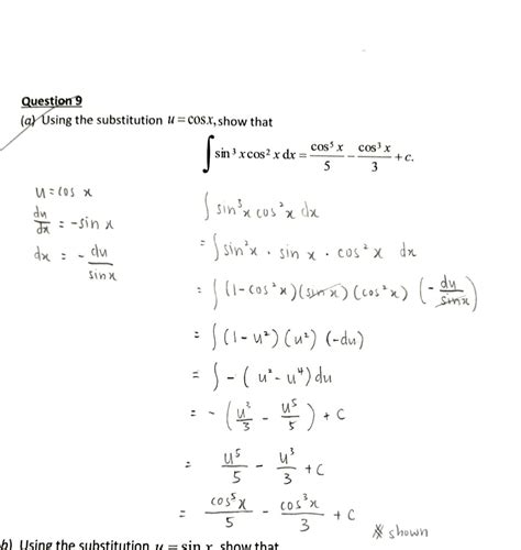 Integration Using Substitution Method 的图像结果
