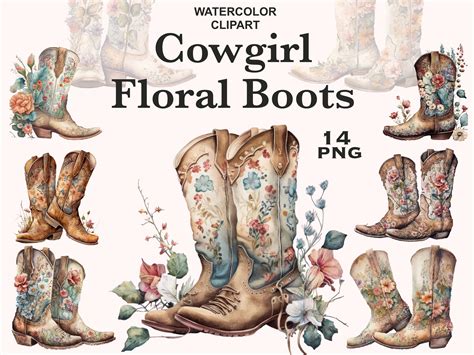 Fancy Cowgirl Boots Clip Art Fancy Boot Vectors Download Free