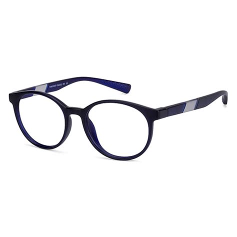 Buy Blue Full Rim Round Lenskart Air Essentials LA VC E12615-C3 ...