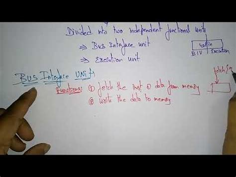 8086 Microprocessor Architecture- Bus Interface Unit- Part-1/2 Video ...