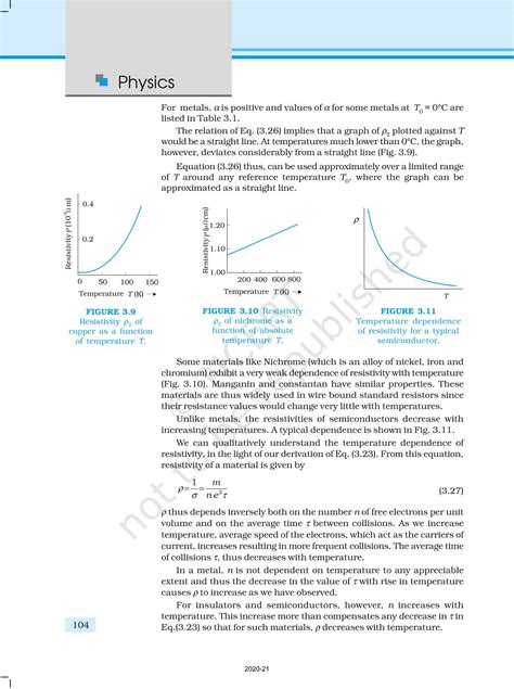 Current Electricity - NCERT Book of Class 12 Physics Part I