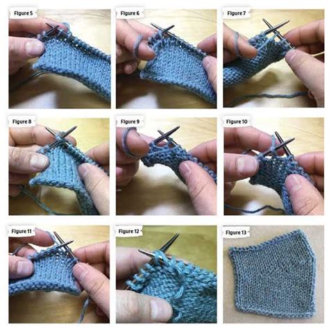 Short Row Knitting Tutorial 的图像结果