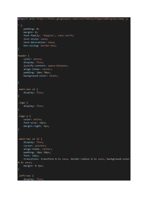 Image result for Cascading Style Sheets Example
