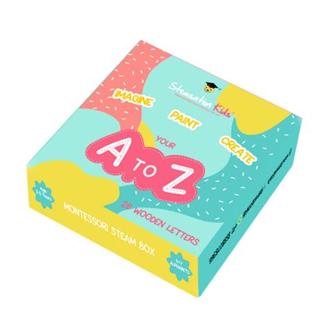 Buy Montessori STEAM Box: Design Your Own Alphabets on Snooplay India