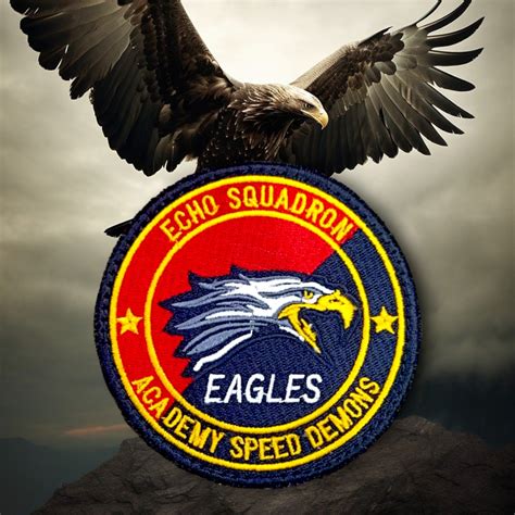 P39 | NDA | ECHO SQUADRON | EAGLES | EMBROIDERED | WITH VELCRO PATCH ...