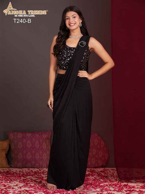Amoha Trendz T240 Ready To Wear Designer Saree Collection