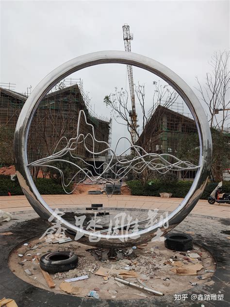 5米304不锈钢镜面圆环雕塑 七彩发光喷雾安装于江西赣州 - 知乎