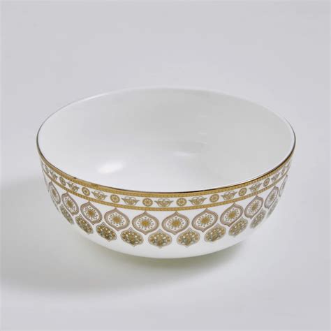 Buy Midas Bone China Printed Cereal Bowl - 600ml from Home Centre at ...