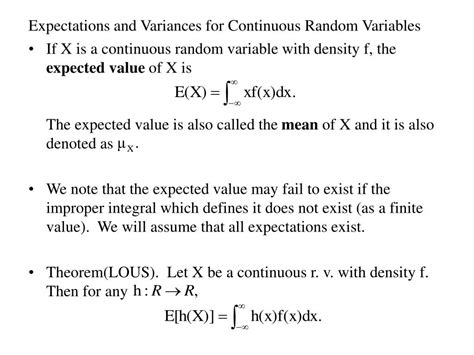 Image result for Variance Formula Continuous Random Variable