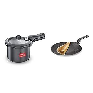 Prestige Svachh 3 Litre Aluminium Pressure Cooker With Hard Anodized ...