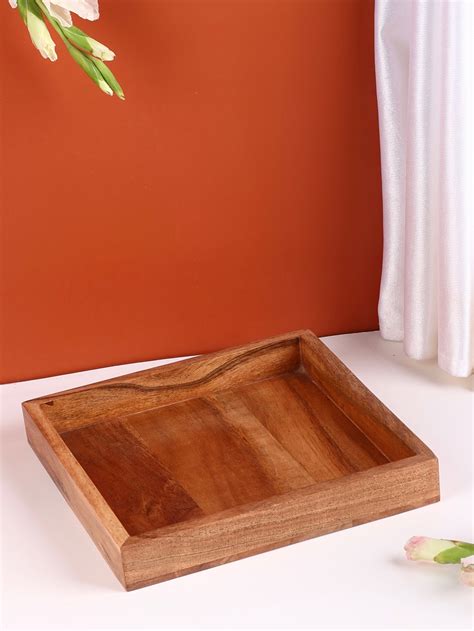 Mango Wood Square Tray – OliveHomeAccents