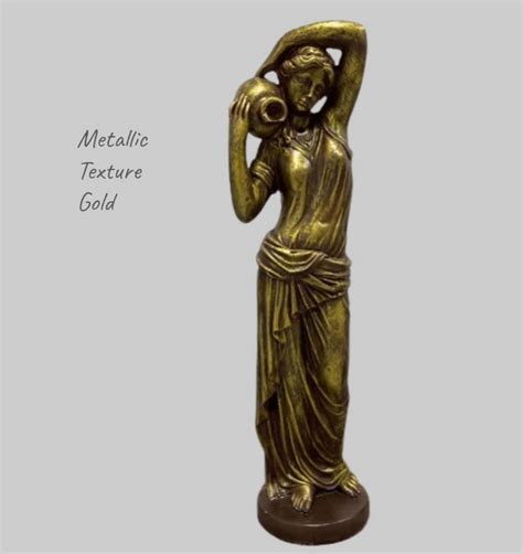 Dione the Divine Water Goddess Garden Statue. Handmade Cement Outdoor ...