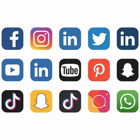 Facebook instagram linkedin Images - Free Download on Freepik