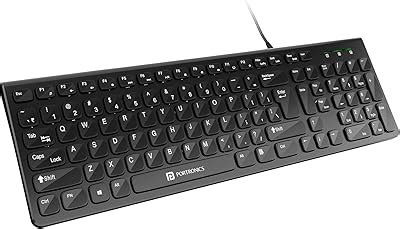 Amazon.in: Buy GEONIX Wired Computer Keyboard – Basic Black Keyboard ...