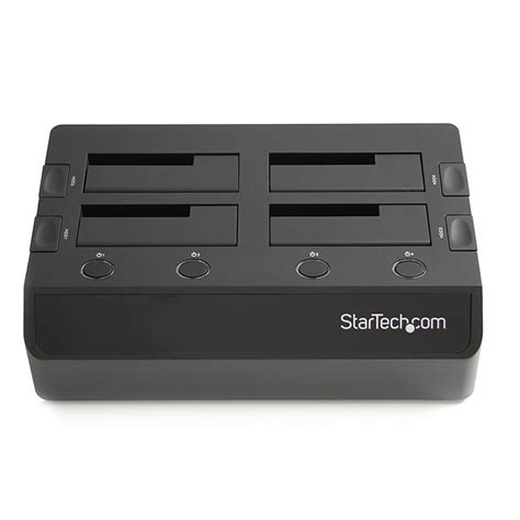 StarTech.com 4 Bay eSATA USB 2.0 to SATA Hard Drive Docking Station for ...