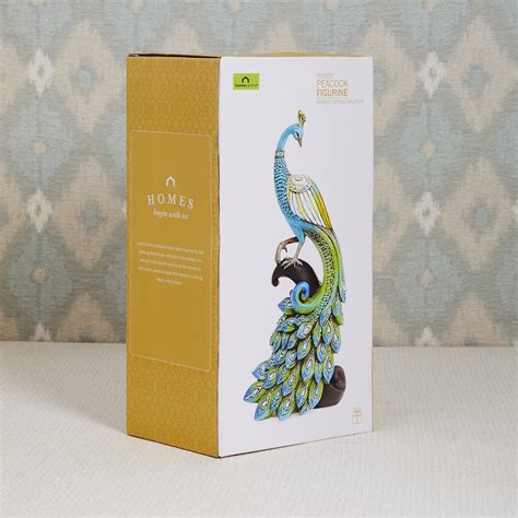 Buy Malhar Abstract Peacock Figurine from Home Centre at just INR 1399.0