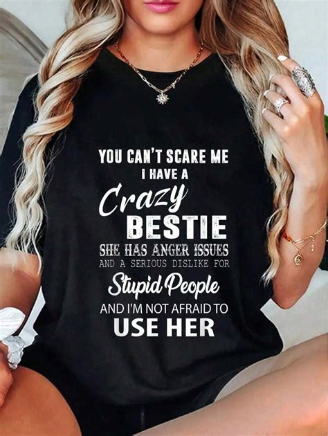 Bestie Gift BFF Best Friend Gift Funny Bestie T-Shirt Casual Short ...
