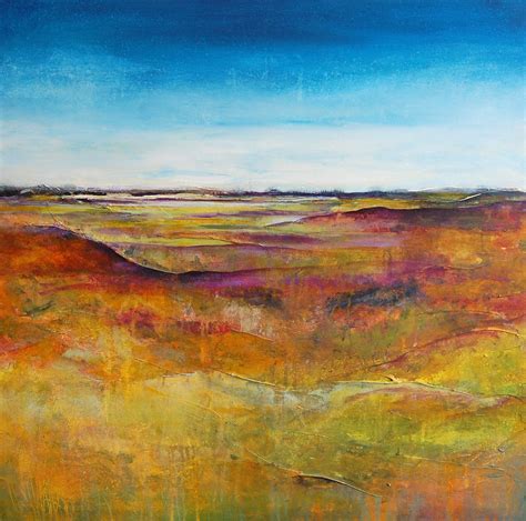 Abstract Landscape Painting Original Modern Canvas by Tamarrisart