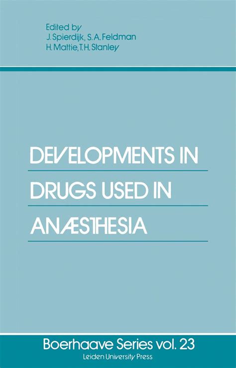 Buy Developments in Drugs Used in Anaesthesia Book Online at Low Prices ...