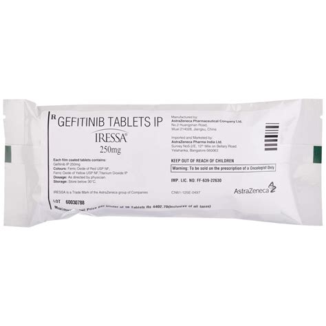 Iressa - Strip of 3x10 Tablets : Amazon.in: Health & Personal Care