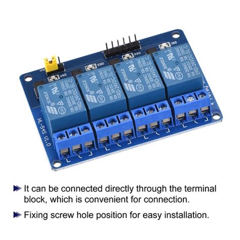 Relay Module 4 Channel 24V Low Level Trigger Module | Ubuy India