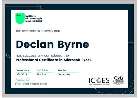 Professional Certificate in Microsoft Excel – Beginner to Advanced