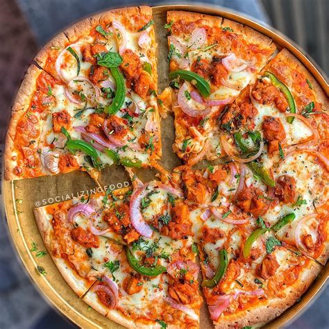 Tandoori Chicken Tikka Pizza Tandoori Chicken Pizza The Foodie