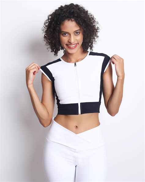 BUY ONLINE ZIP FRONT BRA TOP – Gym Tonique India