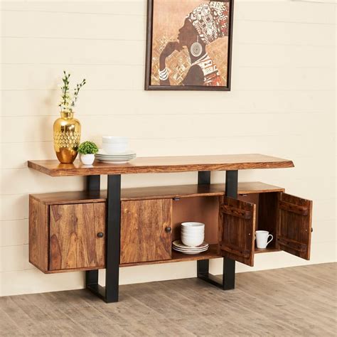 Buy Raga Sheesham Wood Sideboard - Brown from Home Centre at just INR ...