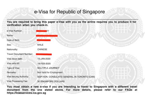 新加坡工作签证的几大类别介绍