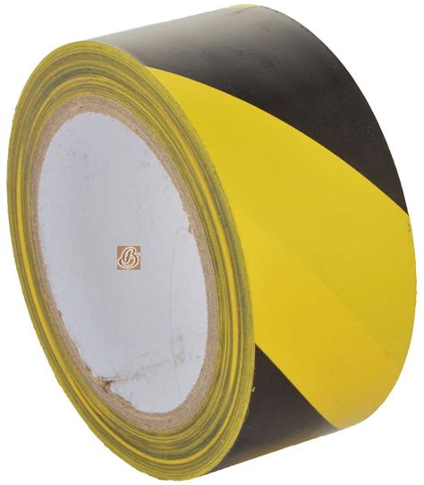 meenamart Tear Resistant Adhesive Caution Yellow and Black Striped ...