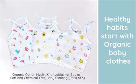 Organic Cotton Muslin Knot Jablas for Newborn - Soft and Breathable ...