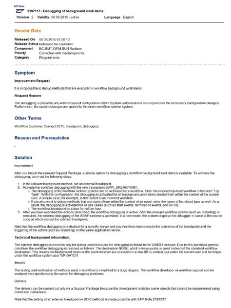Image result for SAP Workflow Debug
