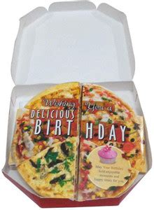 Saugat Traders Birthday Pizza Theme Greeting Card Price in India - Buy ...