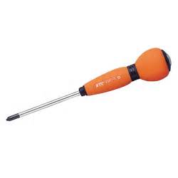 Soft Round Cross-Head Through Type Screwdriver | KTC(KYOTO TOOL ...
