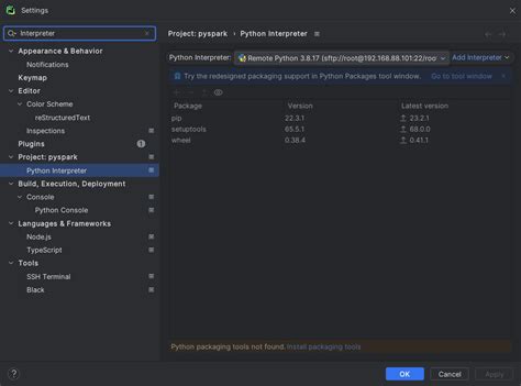 Image result for PyCharm Interpreter Empty