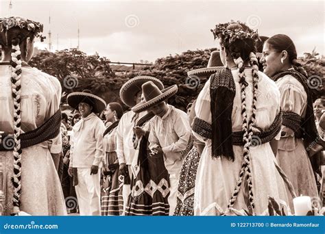 Indigenous People Celebrating the Guelaguetza in Oaxaca Mexico ...