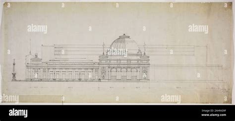 Peter Joseph Weber (Architect). Lakefront Exhibition Hall, Chicago ...