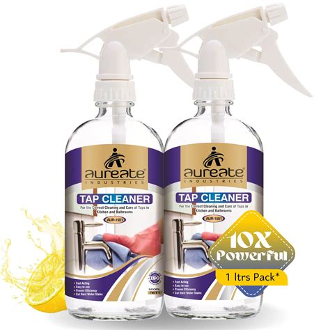 Aureate Tap Cleaner Spray, Hard Water Stain Remover For Tap, Faucets ...