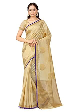 MIMOSA Kanjivaram Style Tussar silk saree Color : Beige (4567-2547-SD ...