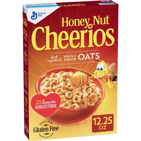 Honey Nut Cheerios Gluten Free Cereal, 12.25 oz - Walmart.com - Walmart.com