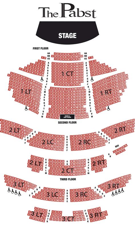 The Riverside Theater Seating Chart