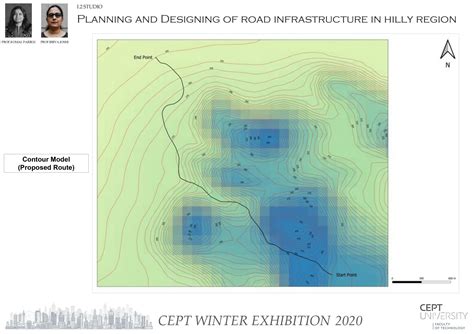 Planning & Design of Road Infrastructure in Hilly region | CEPT - Portfolio