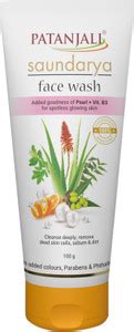 PATANJALI Saundarya Anti-Acne & Pimple, Removes Dirt & Excess Oil Face ...