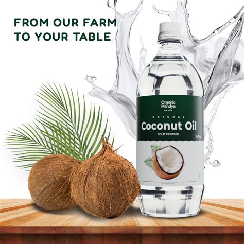 Pure Cold Pressed Coconut Oil - Edible, Unrefined and Natual
