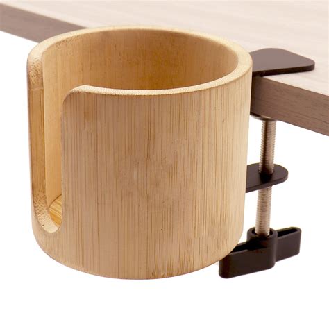 Desk Cup Holder, Anti-Spill Cup Holder for Desk, Table Edge Clamp Cup ...