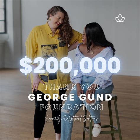 We continue to be incredibly grateful for the people that see the value ...