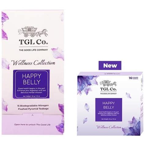 TGL Co. Happy Belly Soothing Herbal Tea Bags